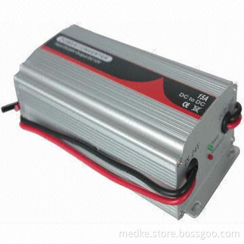DC-DC Converter with 24 to 12V DC, 15A Car Power Converter, 180W Output Power